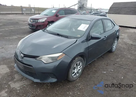 2015 Toyota Corolla Le Eco z USA, uszkodzony, nr VIN 2T1BPRHE9FC281416